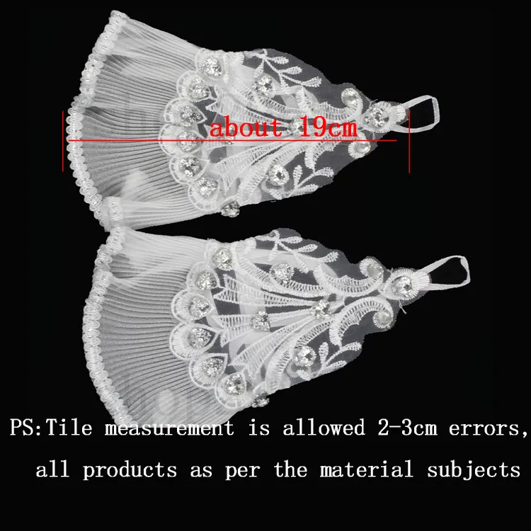 ZUOYITING белые кружевные свадебные перчатки принцессы Модные женские длинные дизайнерские блестки юбка свадебное платье перчатки свадебные аксессуары