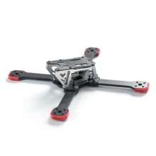 Fpv corrida zangão sapo lite 218mm de fibra carbono quadcopter 4mm braço x quadro diy kit quadro para thor x5 crusader 5152 5061 t5051c