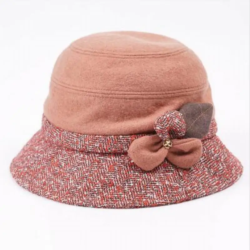 Женские шерстяные шапки Fedoras на весну осень и зиму повседневные дизайнерские