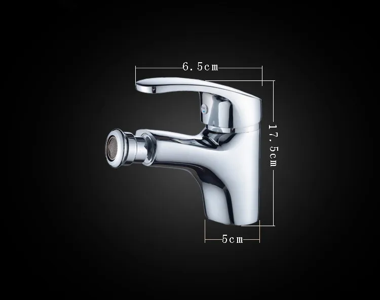 Латунный хромированный смеситель для биде с горячей и холодной водой|faucet