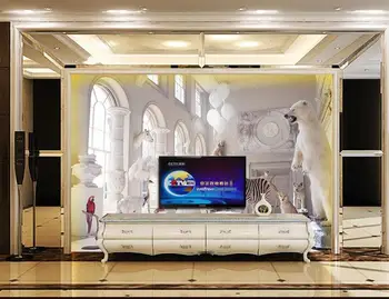 

3d wallpaper custom photo mural non-woven beauty the beast inside TV backdrop wall painting living room wallpaper for walls 3d