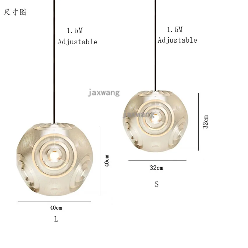 Скандинавские светодиодные подвесные светильники из нержавеющей стали Лофт деко спальня гостиная для комнаты, Подвесная лампа Блеск столовая коридор де подвесной светильник