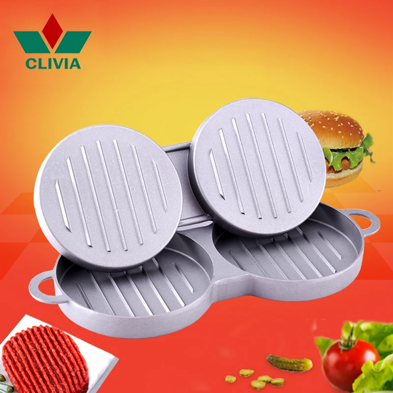 Пресс для гамбургеров CLIVIA 2 комплекта круглый пресс мяса приготовления говядины