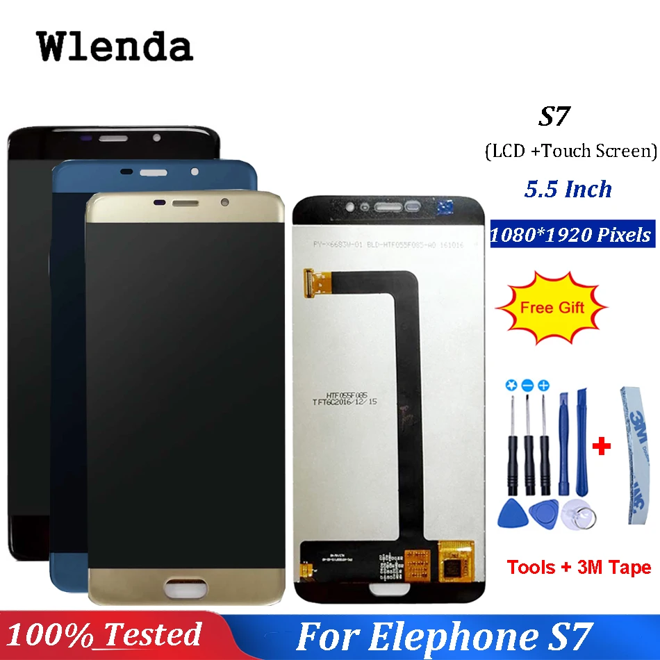 Сменный сенсорный ЖК дисплей для Elephone S7, 100% тестирование, Аксессуары для мобильных телефонов|Экраны для мобильных телефонов| | АлиЭкспресс
