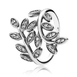 Новые модные оригинальные аутентичные кольцо из стерлингового серебра 925 кольцо для жизни Дерево для женщин обручальное кольцо Леди