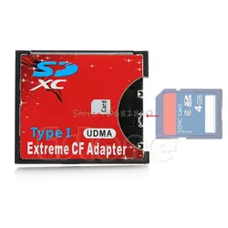 Скорость SDXC SDHC SD на компактная карта памяти CF чтения карт памяти адаптера Тип я высокая D14