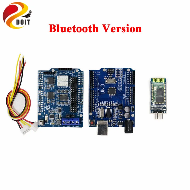 

WiFi/Bluetooth/PS2 Control RC 4wd Robot Tank Chassis Kit with UNO R3 Board+ Motor Driver Board for Arduino DIY