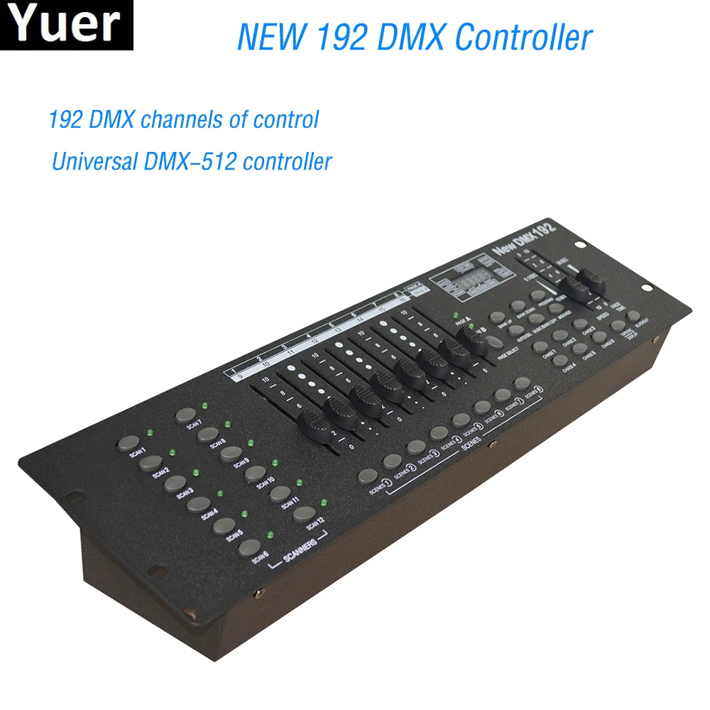 New 192 Dmx Controller Dj Equipment Dmx 512 Console Stage Lighting For