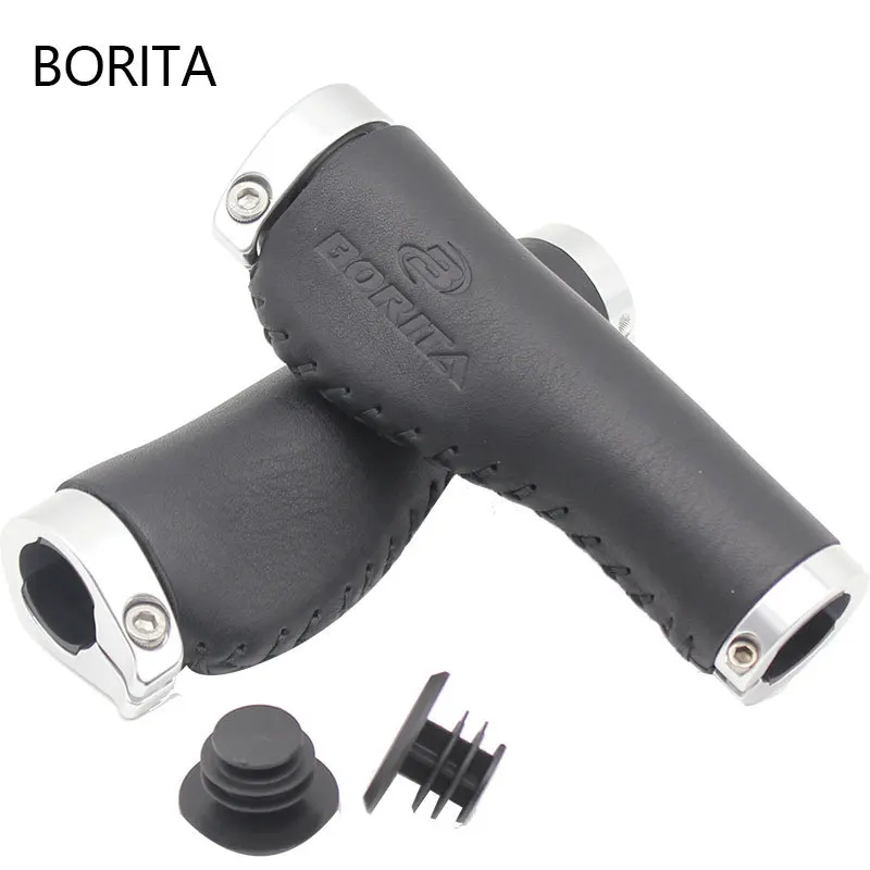 

Bicycle Grips Retro Leather Bike Road Mountain Bicycle Comfortable Durable Cycling Handlebar Bicycle Parts BL846 1 pair