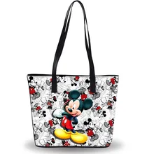 Disney Микки Маус сумки на плечо мультфильм Леди Большая вместительная сумка Женская водонепроницаемая сумка модные сумки Дорожная пляжная сумка