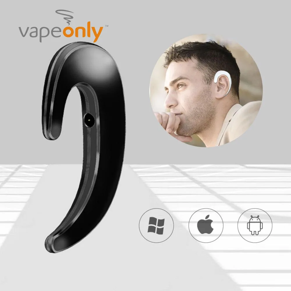 

Vapeonly Cordless Ear Hook Headphones Waterproof Wireless Bluetooth Earphone Earbuds with Mic Cloud Conduction Business Earphone
