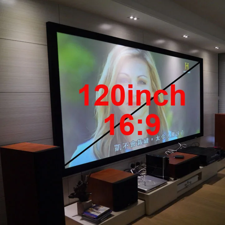 Buy High quality ! Aluminium Edge HD Fixed frame Wall