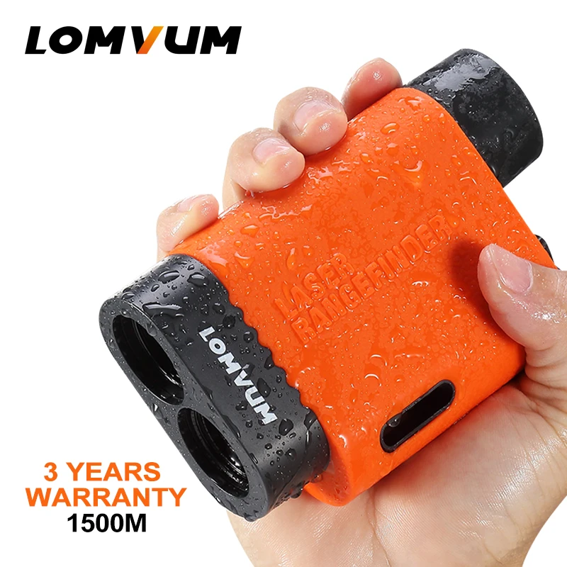 

LOMVUM Laser Rangefinder 600M 900M 1200M 1500M Laser Distance Meter Survey Golf Rangefinder Hunting Rangefinder Telescope Speed