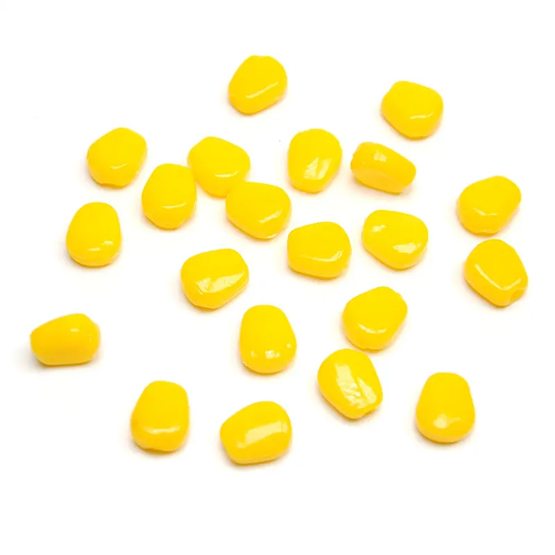 

[500PCS/Pack] Soft Plastic Fake Corn Maize for Carp Fishing Artificial Carping Bait Lure Rig