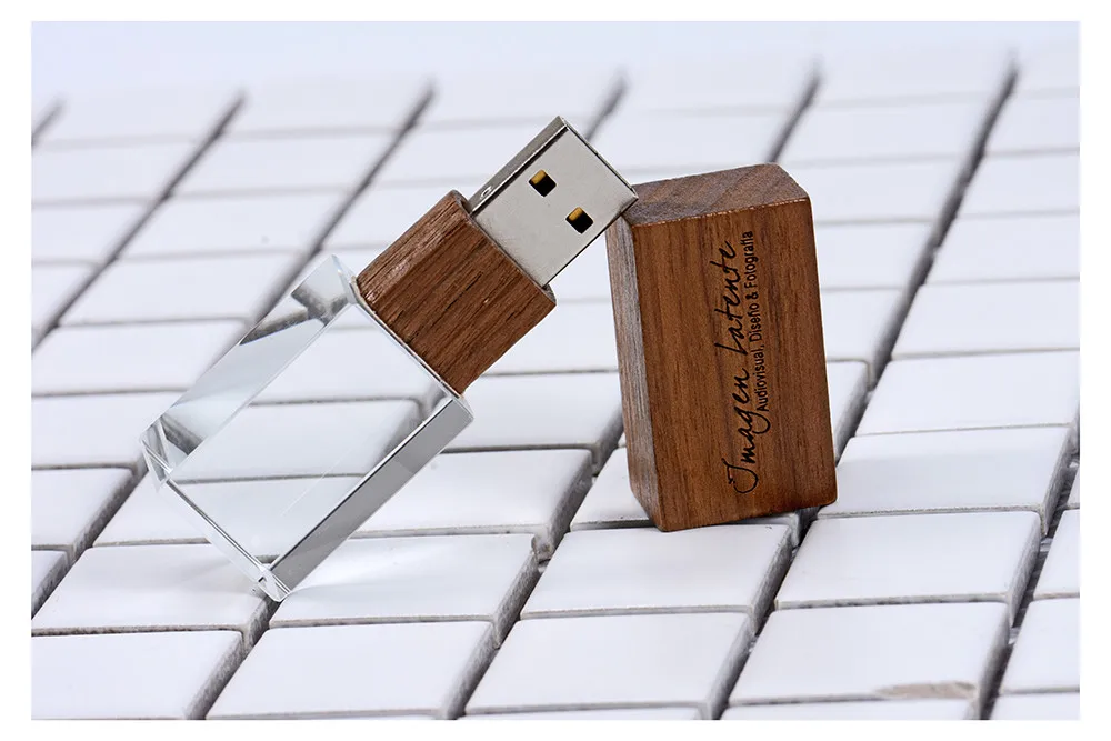 JASTER 10 шт. бесплатный логотип стильный деревянный Кристалл креативный USB флэш-накопитель 4 ГБ 8 ГБ 16 ГБ 32 ГБ 64 ГБ хранения памяти U диск