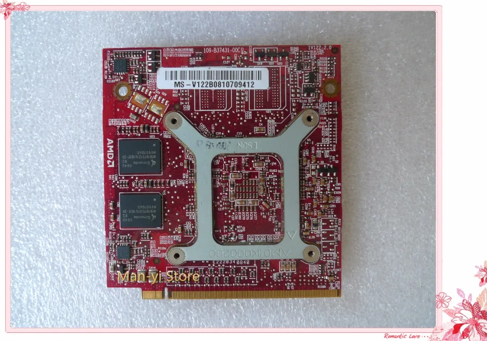 para Acer Aspire Gráfica de Vídeo 5920g para a Mobilidade Ati Radeon Hd3470 hd 3470 256 mb Placa 4920g 5530g 5720g 6530g 5630g Mod. 1333752 - Imagem 2
