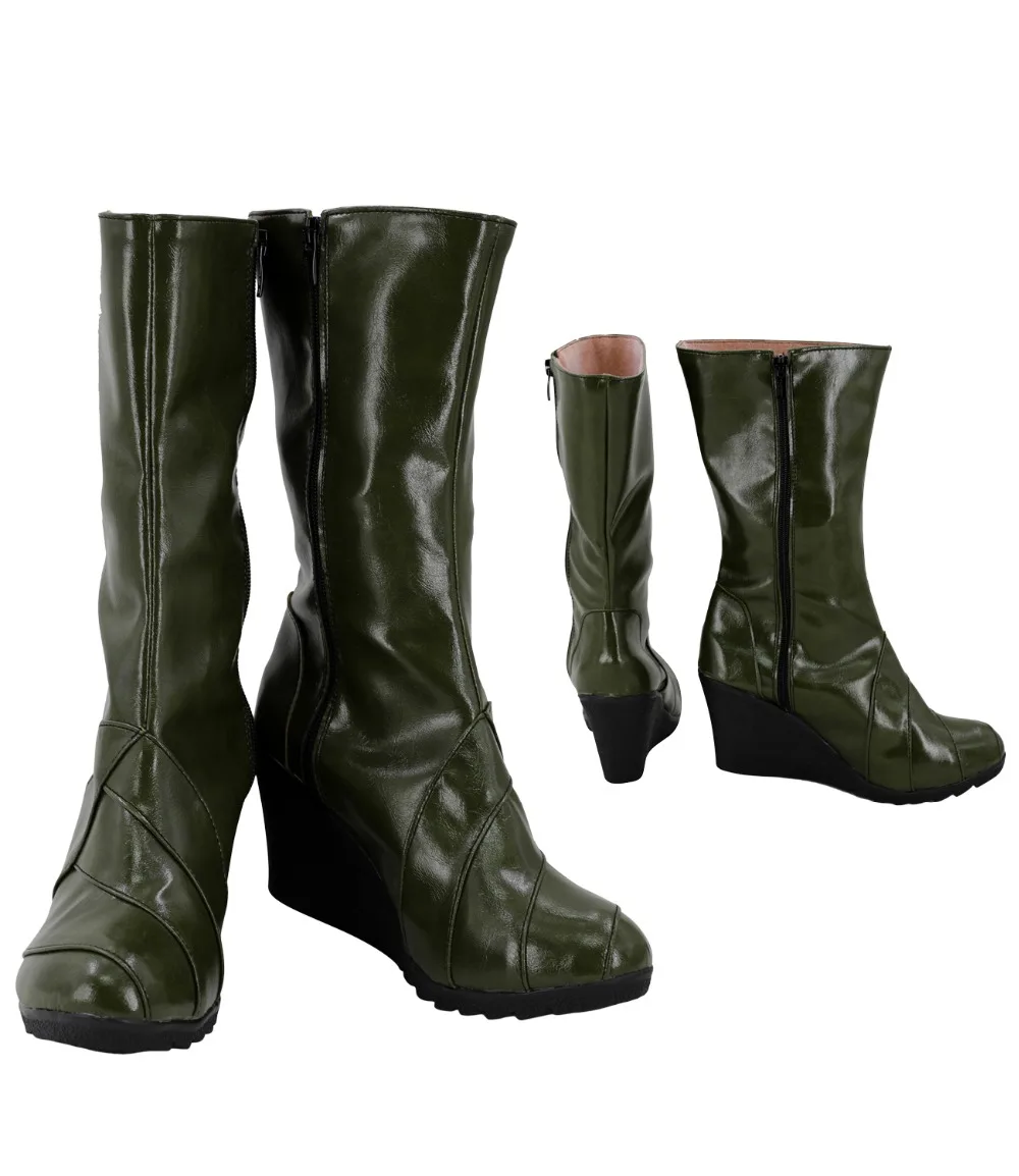 

DC Comic Justice League Aquaman Mera Cosplay Boots Shoes Custom Made
