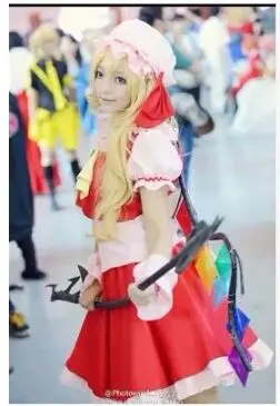 

anime TouHou Project Flandre Scarlet cosplay costume dress custom made any size