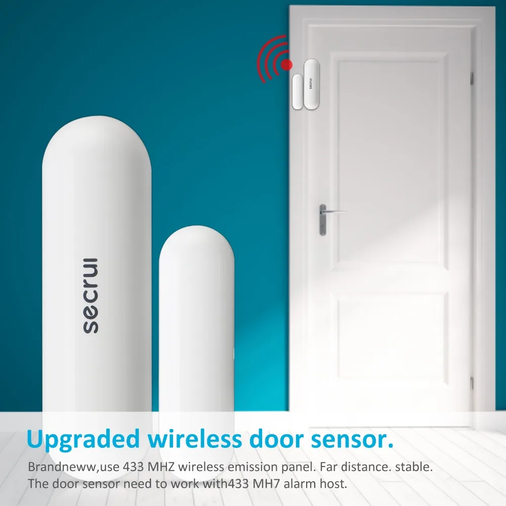 

Window Door Sensor House Alarm 433mhz G90b Burglar Alarm Garage Alarm For Smart Home Wireless Alarm System Secrui D026