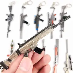 11 видов стилей две недели игры tnite fortnited enfant оружие Металл пистолет модель фигурку искусство игрушки коллекционный брелок подарок