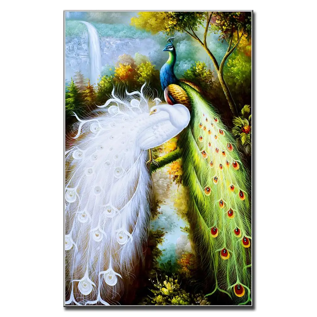 Lukisan Dinding Burung Merak Sabalukisan