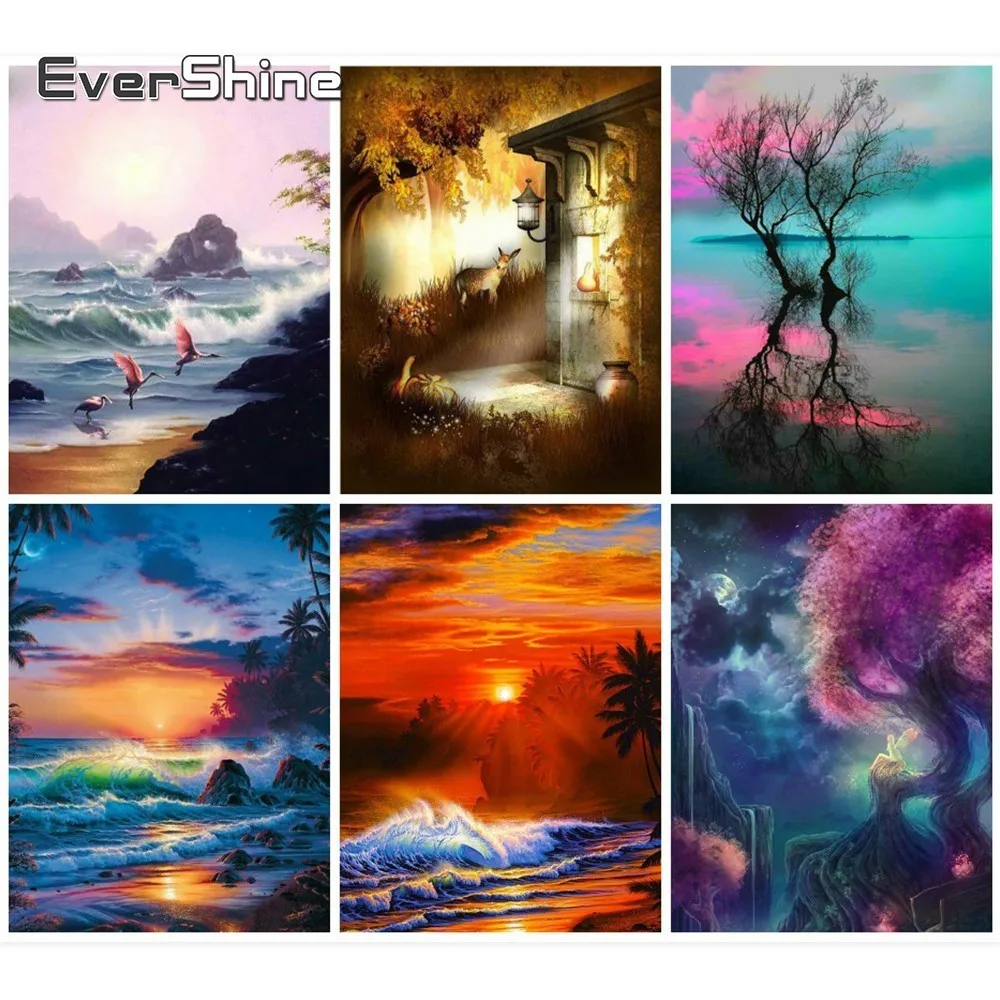 Evershine Diamond Painting Scenery 5D DIY Full Square Diamond