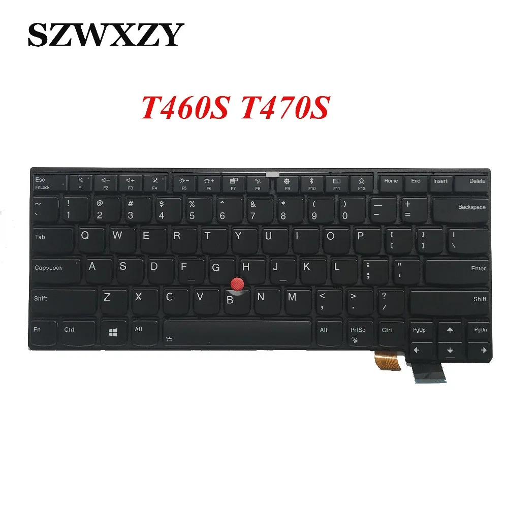 NEW For Lenovo Thinkpad T460S T470S US Layout Laptop Keyboard 01EN682