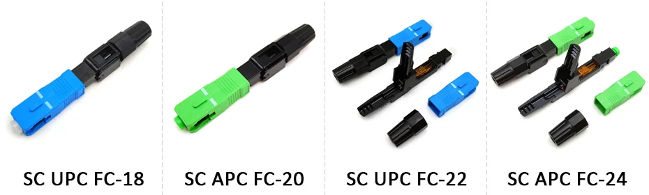 10 шт./лот FTTH SC APC UPC оптический оптоволоконный соединитель одиночный режим FTTH SC APC волокно Оптическое волокно Optique SC быстрый разъем