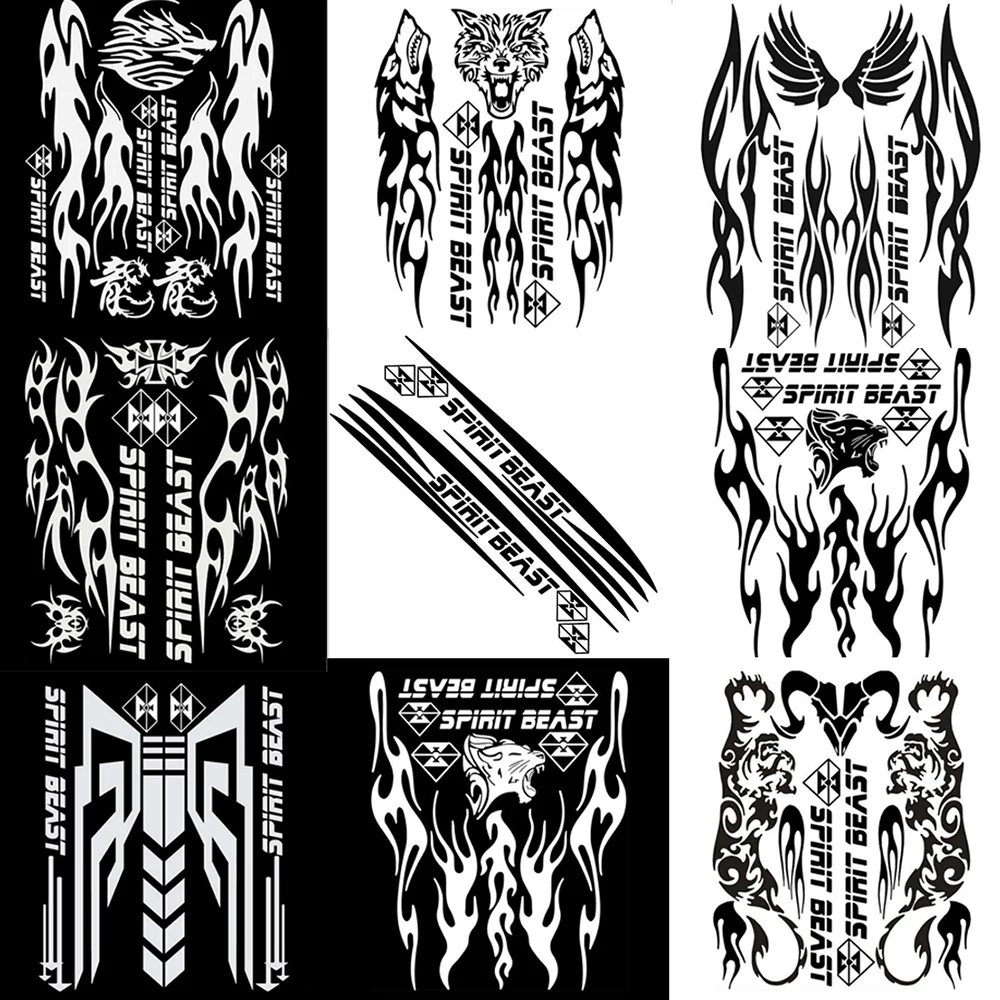 Мотоциклетные водонепроницаемые наклейки SPIRIT BEAST для Kawasaki Yamaha Honda Suzuki Benelli Bmw Aprilia
