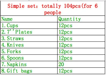 104pcs