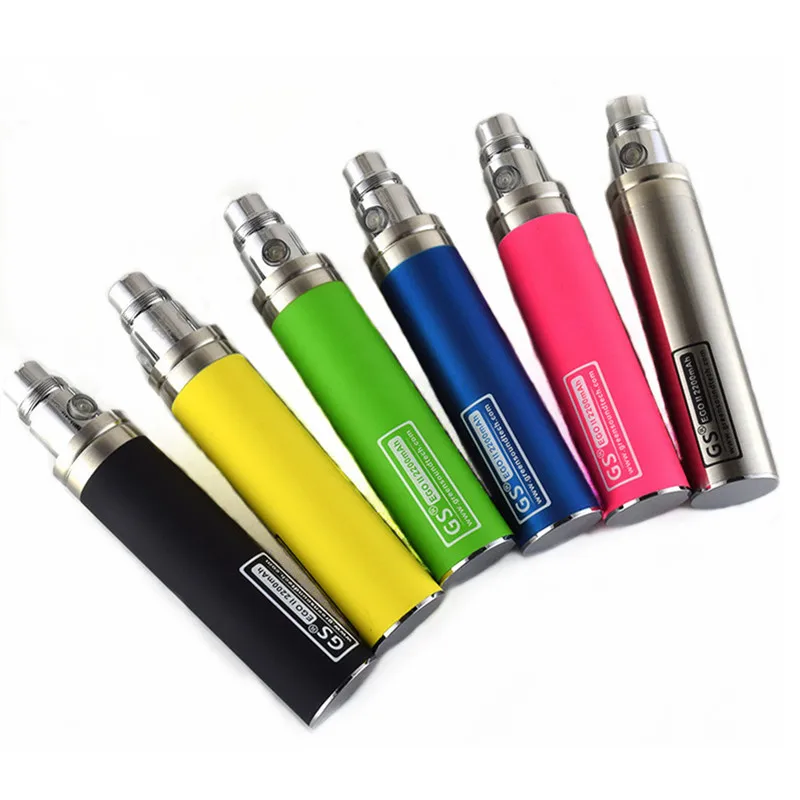 Günstige Bunte 2200mah eGo batterie Ego II woche e zigarette batterie für ce4 ce5 zerstäuber ego t 510 gewinde ego batterie