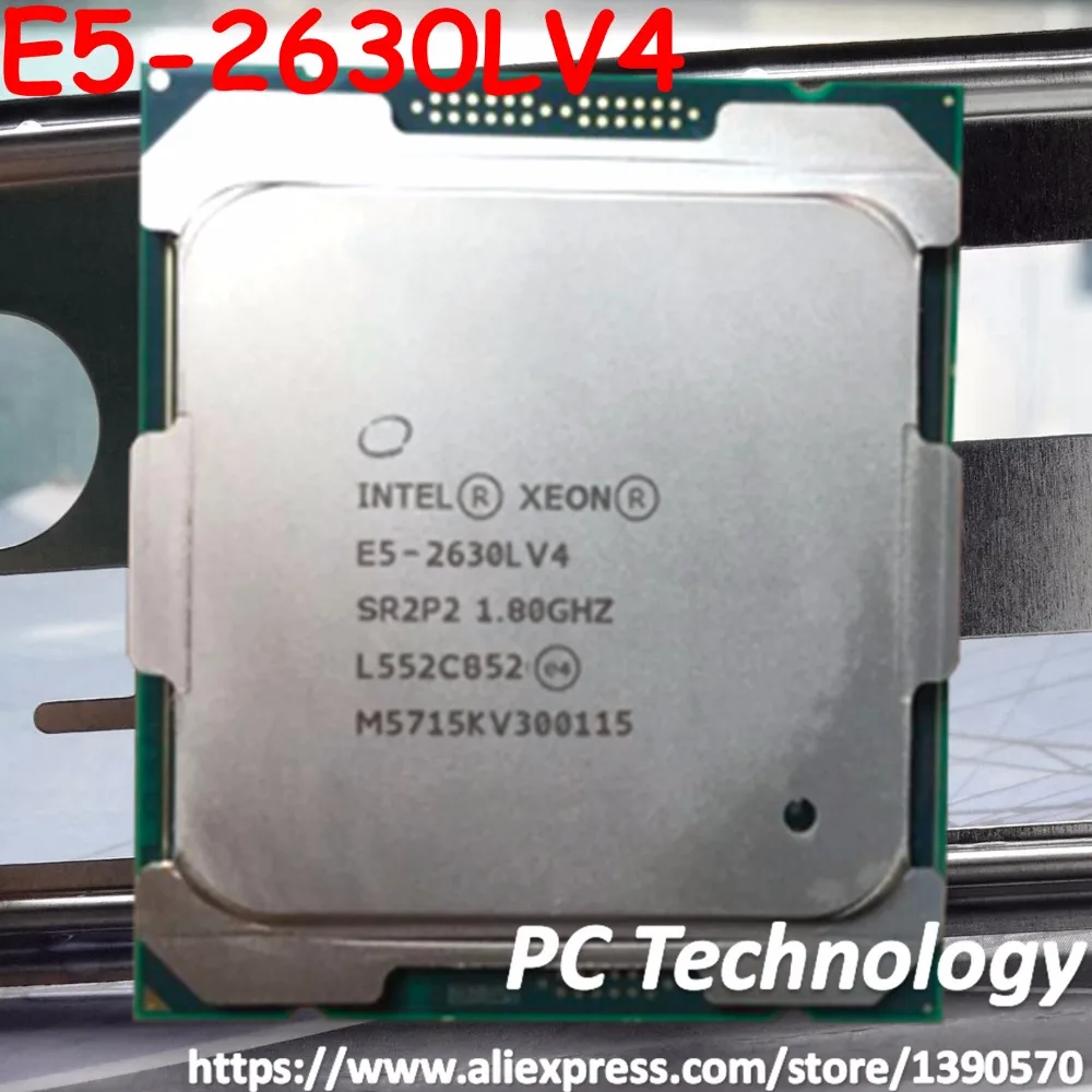 E5-2630L V4 Intel Ксеон QS версия процессор E5-2630LV4 1,80 ГГц 10-ядерный Натяжной канат длиной 25 м E5 2630L V4 LGA2011-3 55 Вт низкая мощность Процессор E5 2630LV4