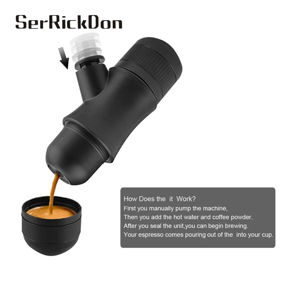 Мини Кофеварка ручная портативная машина для эспрессо|espresso machine|portable espresso machinecoffee