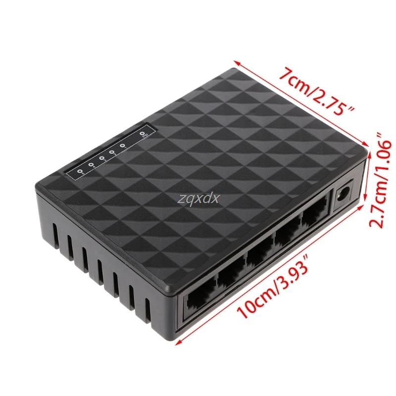 Мини 5 Порты и разъёмы 10/100 Мбит/с станция сетевого коммутатора быстрая для сети Ethernet LAN Сетевые коммутаторы адаптер Прямая поставка