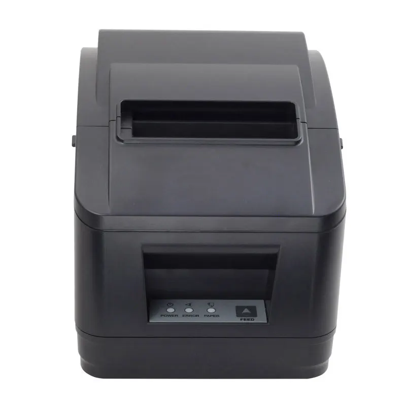 Koop 80mm auto cutter WIFI + USB poort bonprinter Factuur printer Ondersteuning QR code voor Keuken printer WIFI printer