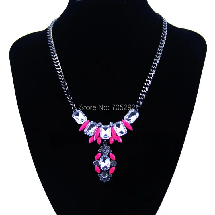 Newest Fashion Crystal Rhinestone Pendants Choker Statement Necklace for Women | Украшения и аксессуары