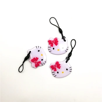 

1Pcs 125KHZ EM4305 Keyfob Rewritable RFID Card Token Tag Keychain Door keys For Copier RFID Duplicator Access Control Card