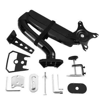 

Single Arm Desktop Rotatable Lifting for TV/ Computer Display Screen Aviation Aluminum Monitor Stand Support