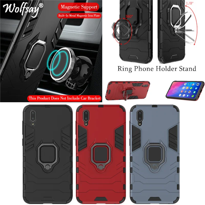 Phone Holder Finger Ring For Vivo Y97 Case Magnet Armor Fashion Cover on the For Vivo Y97 Phone Case Vivo Y97 V181A Cover Coque Phone Holder Finger Ring For Vivo Y97 Case Magnet Armor Fashion Cover on the For Vivo Y97 Phone Case Vivo Y97 V181A Cover Coque