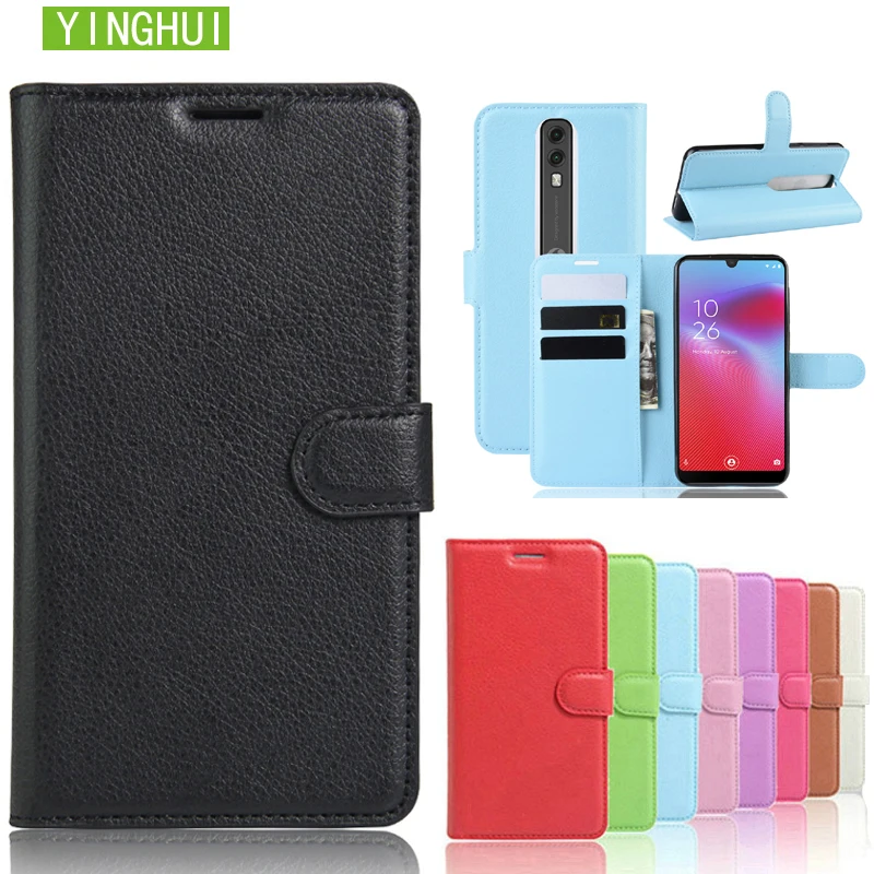 Protective Case Cover Flip Leather For Vodafone Smart N10 Capa Phone bag V10 Wallet | Мобильные телефоны и аксессуары