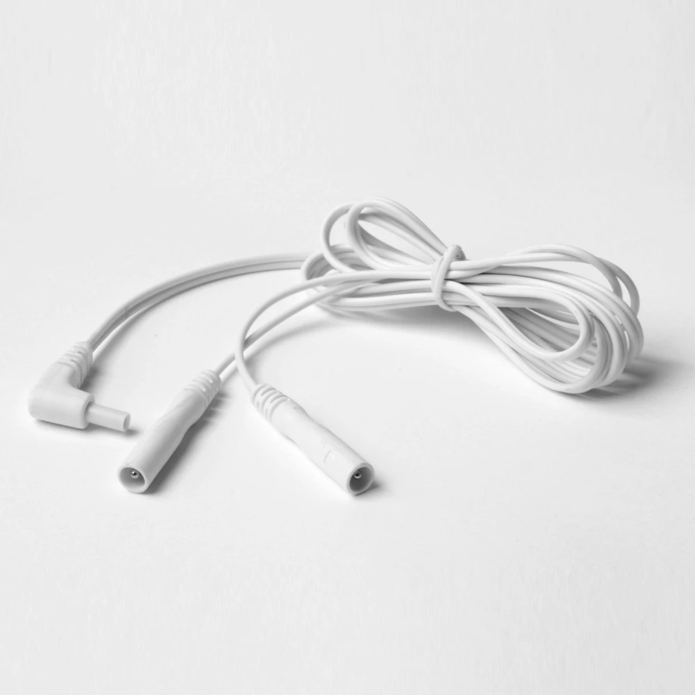 

2 Pieces Replacement Jack 2.35mm Electrode Lead Wires 2-Pin 2.0mm For TENS/EMS Unit