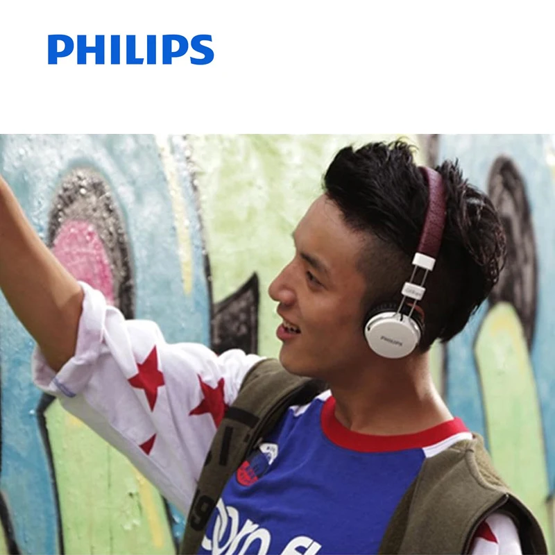 Оригинальные Наушники Philips SHL5505 3 5 мм L образный штекер проводное управление