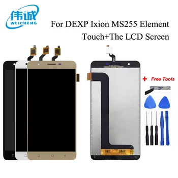 

WEICHENG For DEXP Ixion MS255 Element LCD Display+Touch Screen Assembly High Quality Digitizer Glass Panel Replacement Parts