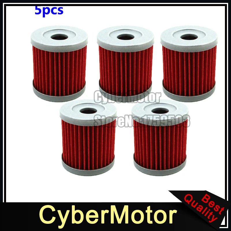 Prix pour 5x filtre à huile pour SUZUKI LTZ vélo LTR DRZ 400 400 X 400 SM KLX 400SR Motor Bike Prix pour 5x filtre à huile pour SUZUKI LTZ vélo LTR DRZ 400 400 X 400 SM KLX 400SR Motor Bike