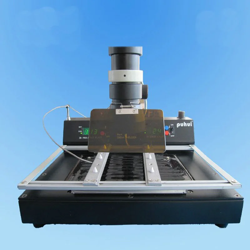 PUHUI T 870A 1000W BGA наладочная станция IRDA сварочный инфракрасный паяльный компьютер