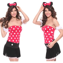 Горячая Распродажа, сексуальное женское белье, красный косплей, мышь, кролик, форма для девочек, эротическое белье, платье, жгут, мышь, Рождество, клуб, сексуальное нижнее белье