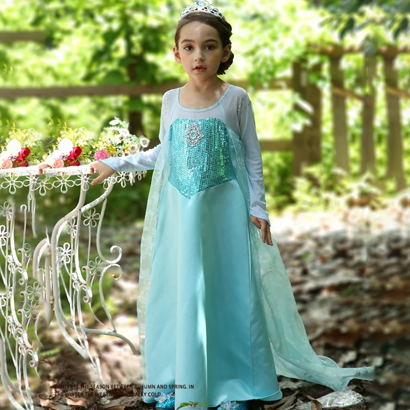 

Self Cultivation Princess Dress No Pilling Kids Clothes Summer and Spring Baby Girl Clothes Party Costume
