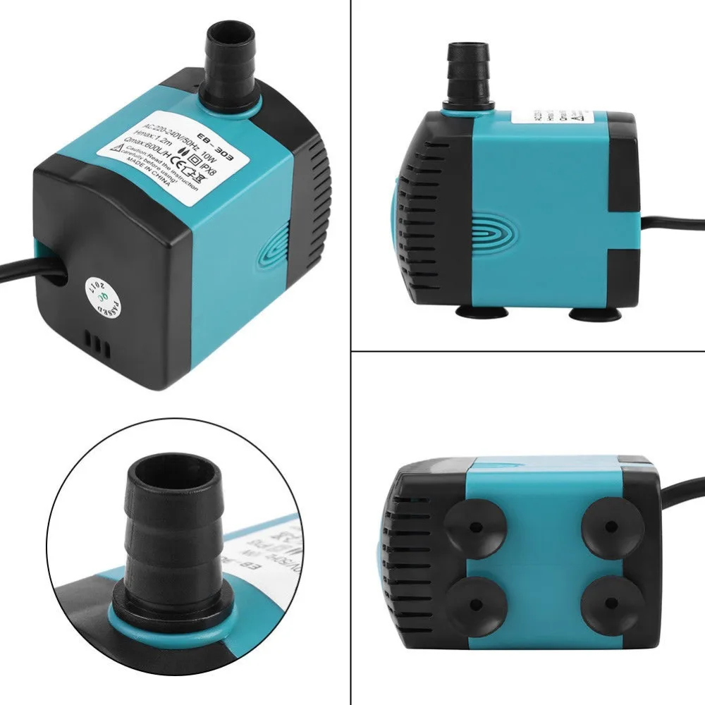 3/6/10/15/25W ультра-тихий погружной водяной насос фонтана фильтр Средний аквариум для рыбок аквариумный водяной насос, бак для воды фонтан