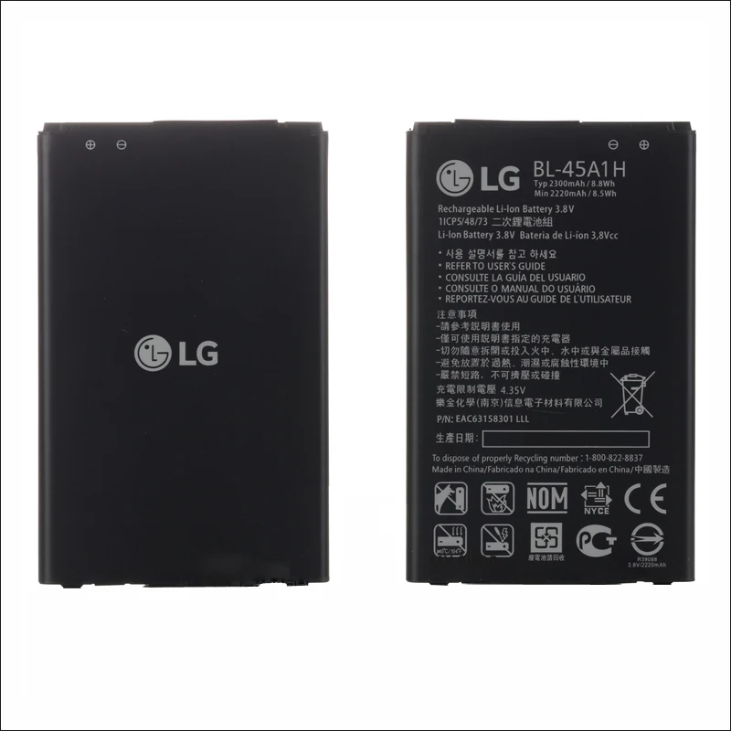 Оригинальные Замена для LG bl-45a1h 2300 мАч K10 LTE K425 k428 ms428 f670 k430dsf k430dsy натуральная