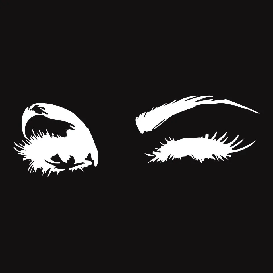 Cunymagos Eyes Beauty Salon Fashion Vinyl Car Sticker Creative Car Body Window Wall Decal Stickers Funny Car Styling 18.16 (4)